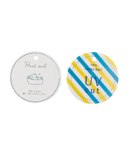 VIS(ビス)の「【UVカット・抗菌防臭】ワッシャーダウンブリムバケットハット(ハット・レディース・ブラック/オフホワイト・FREE)」の12枚目の写真