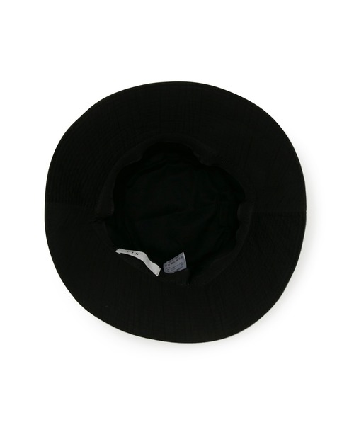VIS(ビス)の「【UVカット・抗菌防臭】ワッシャーダウンブリムバケットハット(ハット・レディース・ブラック/オフホワイト・FREE)」の7枚目の写真