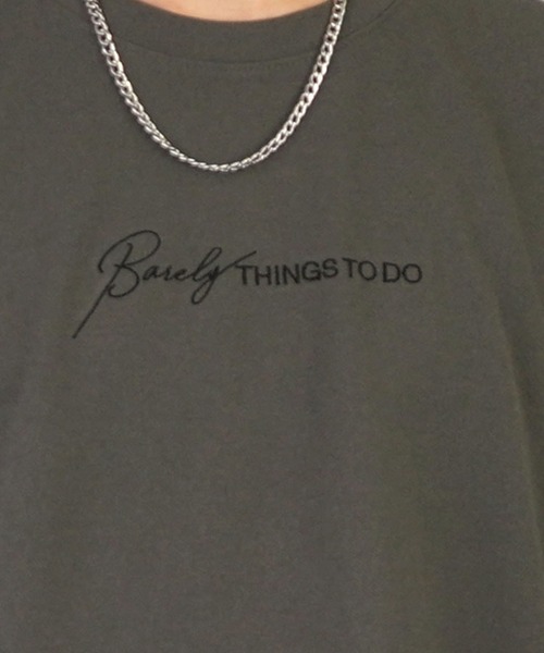 Burner(バーナー)の「【GROOVY STORE】ジョーゼットフェィクレイヤードビッグTシャツ(Tシャツ/カットソー・メンズ・ブラック/ライトグレー/C/その他2/その他1/ダークグリーン/その他3/A/B・L/LL/M)」の21枚目の写真