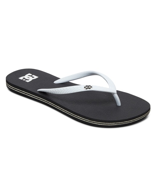 DC SHOES(ディーシーシューズ)の「Ws SPRAY SE/DCビーサン(ビーチサンダル)(サンダル・レディース・ブラック×ホワイト・22cm/23cm/24cm/25cm)」の4枚目の写真