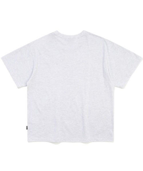 ROMANTIC CROWN（ロマンティッククラウン）の「A'GEM/9 × .kom『ROMANTIC CROWN/ロマンティッククラウン』ROUND FLOWER TEE SHIRT/ラウンドフラワー 半袖Tシャツ（Tシャツ/カットソー・レディース・ライトグレー/ブラック・M/L）」の9枚目の写真