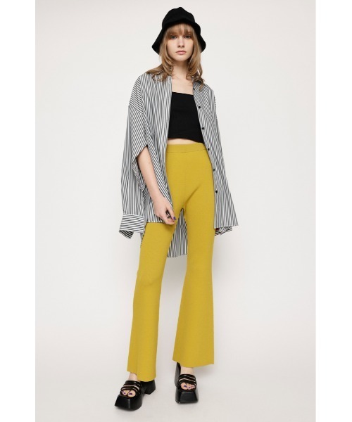 SLY（スライ）の「LOOSE OVER ARMSLIT STRIPE SH ルーズ オーバーサイズ アームスリット ストライプ シャツ ビッグサイズ（シャツ/ブラウス・レディース・ブルー系その他/ブラック系その他2・FREE）」の4枚目の写真