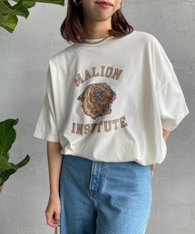 [REMI RELIEF/レミレリーフ] 別注 MALION INSTITUTE SP加工プリントTシャツ