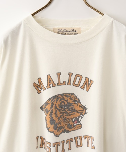 REMI RELIEF（レミレリーフ）の「[REMI RELIEF/レミレリーフ] 別注 MALION INSTITUTE SP加工プリントTシャツ（Tシャツ/カットソー・レディース・オフホワイト・M）」の11枚目の写真