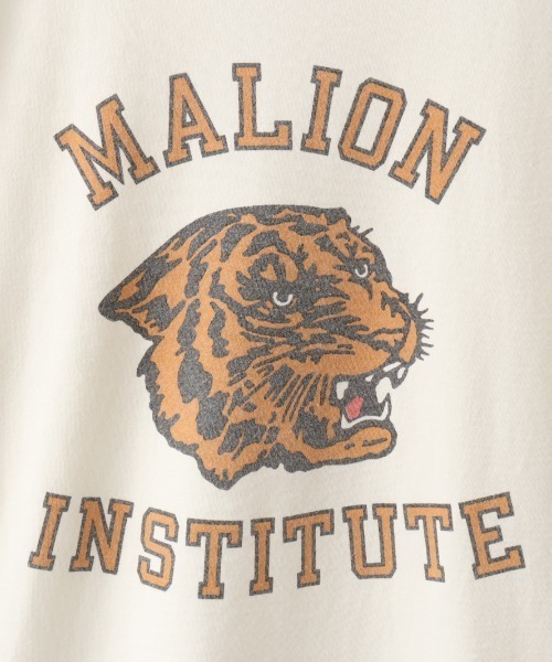 REMI RELIEF（レミレリーフ）の「[REMI RELIEF/レミレリーフ] 別注 MALION INSTITUTE SP加工プリントTシャツ（Tシャツ/カットソー・レディース・オフホワイト・M）」の18枚目の写真