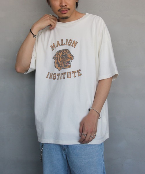 REMI RELIEF（レミレリーフ）の「[REMI RELIEF/レミレリーフ] 別注 MALION INSTITUTE SP加工プリントTシャツ（Tシャツ/カットソー・レディース・オフホワイト・M）」の20枚目の写真