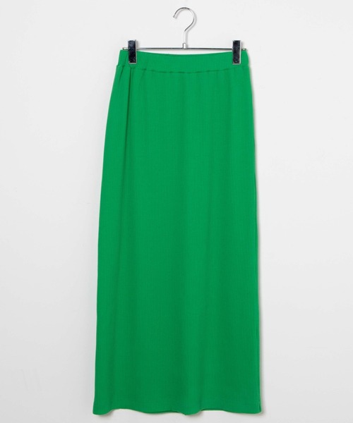 セール】WEGO/カラーリブイージーロングスカート（スカート