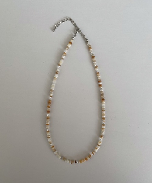 45R シェルビーズネックレス Amazon | 女性用シェルネックレス ゴールド 貝殻ネックレス ヒトデ