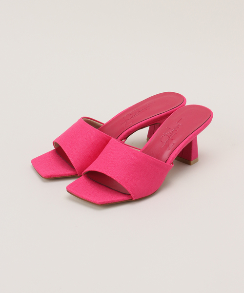 LE TALON（ルタロン）の「5.5cmコンビヒールミュールサンダル