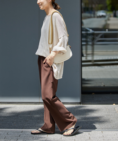 FRAMeWORK(フレームワーク)の「≪追加≫【YOUNG&OLSEN/ヤングアンドオルセン】別注ストラップ付き2WAYポーチ(ショルダーバッグ・レディース・ブラック/ホワイト・FREE)」の9枚目の写真