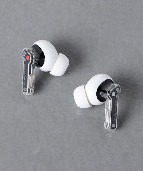 UNITED ARROWS(ユナイテッドアローズ)の「<Nothing>Nothing Ear(2)/イヤホン(ヘッドフォン/イヤホン・メンズ・ホワイト/ブラック・FREE)」の2枚目の写真