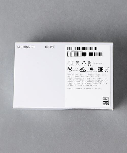 UNITED ARROWS(ユナイテッドアローズ)の「<Nothing>Nothing Ear(2)/イヤホン(ヘッドフォン/イヤホン・メンズ・ホワイト/ブラック・FREE)」の16枚目の写真