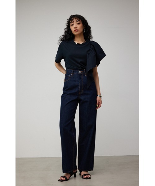AZUL by moussy（アズールバイマウジー）の「SIDE RUFFLE ASYMMETRY