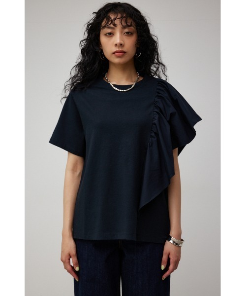 AZUL by moussy（アズールバイマウジー）の「SIDE RUFFLE ASYMMETRY