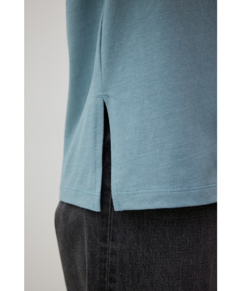 AZUL by moussy（アズールバイマウジー）の「SIDE RUFFLE ASYMMETRY TOPS/サイドラッフルアシンメトリートップス（Tシャツ/カットソー・レディース・ライトブルー/ブラック/オフホワイト・SMALL/MEDIUM）」の17枚目の写真
