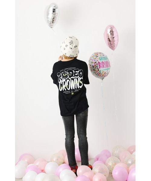 RODEO CROWNS WIDE BOWL(ロデオクラウンズワイドボウル)の「LIMITED BIG FACE Tシャツ(Tシャツ/カットソー・レディース・ブラック/オフホワイト・FREE)」の3枚目の写真