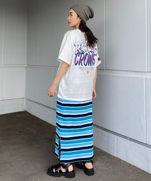 RODEO CROWNS WIDE BOWL(ロデオクラウンズワイドボウル)の「LIMITED BIG FACE Tシャツ(Tシャツ/カットソー・レディース・ブラック/オフホワイト・FREE)」の16枚目の写真