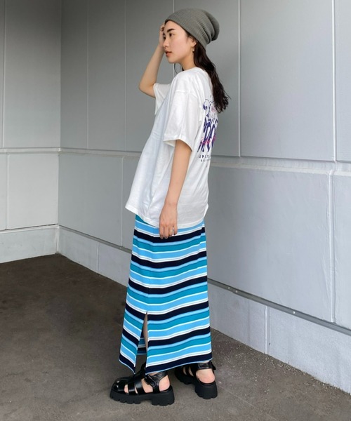 RODEO CROWNS WIDE BOWL(ロデオクラウンズワイドボウル)の「LIMITED BIG FACE Tシャツ(Tシャツ/カットソー・レディース・ブラック/オフホワイト・FREE)」の17枚目の写真