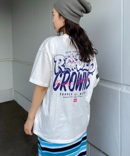 RODEO CROWNS WIDE BOWL(ロデオクラウンズワイドボウル)の「LIMITED BIG FACE Tシャツ(Tシャツ/カットソー・レディース・ブラック/オフホワイト・FREE)」の19枚目の写真
