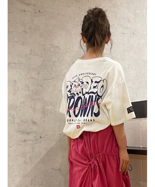 RODEO CROWNS WIDE BOWL(ロデオクラウンズワイドボウル)の「LIMITED BIG FACE Tシャツ(Tシャツ/カットソー・レディース・ブラック/オフホワイト・FREE)」の20枚目の写真