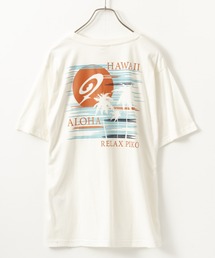 PIKO ピコ プリントTシャツ サンセット柄