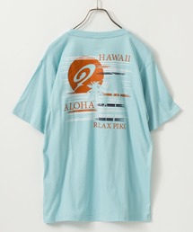 PIKO ピコ プリントTシャツ サンセット柄