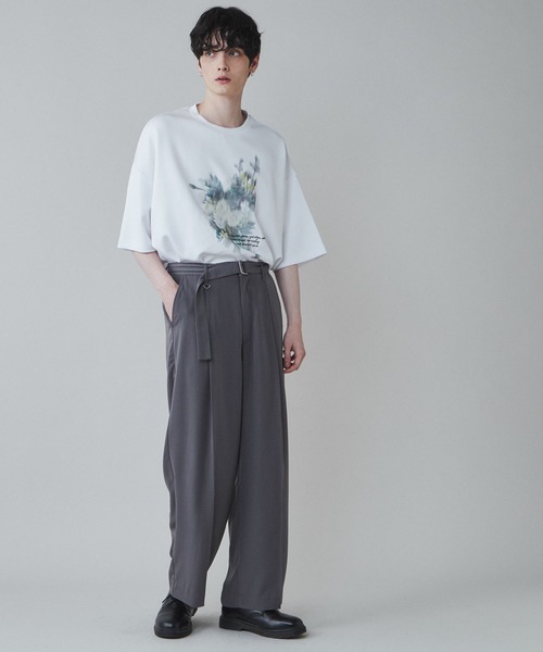 LUCY（ルーシー）の「LUCY/トロミ フラワーモチーフドルマンT（Tシャツ/カットソー・メンズ・その他1/その他2/その他3・MEDIUM/LARGE）」の5枚目の写真