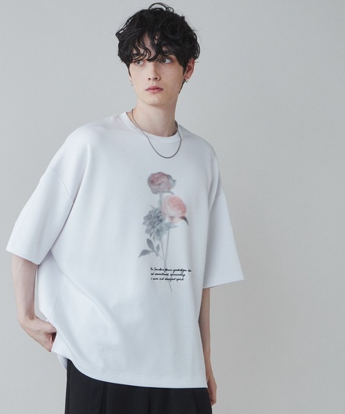 LUCY（ルーシー）の「LUCY/トロミ フラワーモチーフドルマンT（Tシャツ/カットソー・メンズ・その他1/その他2/その他3・MEDIUM/LARGE）」の13枚目の写真