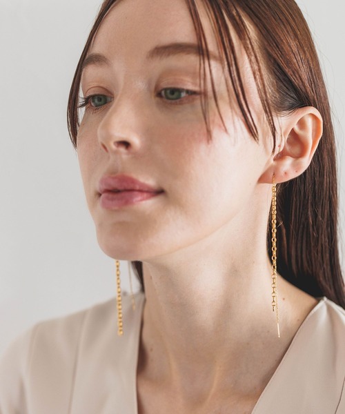 PAS TIERRA（パティエラ）の「PAS TIERRA(パティエラ)/【Lien】マリーナハーフピアス（ピアス（片耳用）・レディース・シルバー/ゴールド・FREE）」の16枚目の写真