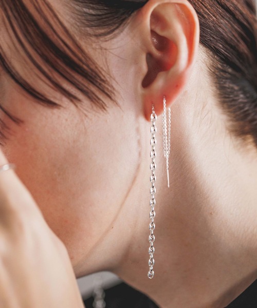 PAS TIERRA（パティエラ）の「PAS TIERRA(パティエラ)/【Lien】マリーナハーフピアス（ピアス（片耳用）・レディース・シルバー/ゴールド・FREE）」の13枚目の写真