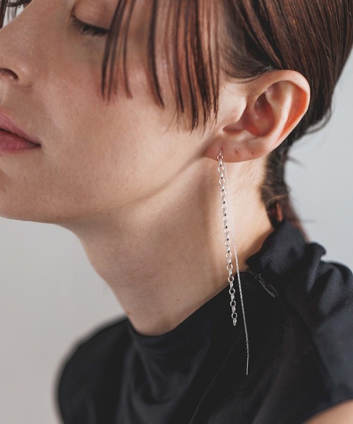 PAS TIERRA（パティエラ）の「PAS TIERRA(パティエラ)/【Lien】マリーナハーフピアス（ピアス（片耳用）・レディース・シルバー/ゴールド・FREE）」の11枚目の写真