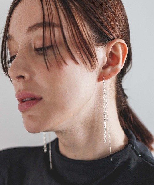 PAS TIERRA（パティエラ）の「PAS TIERRA(パティエラ)/【Lien】マリーナハーフピアス（ピアス（片耳用）・レディース・シルバー/ゴールド・FREE）」の10枚目の写真