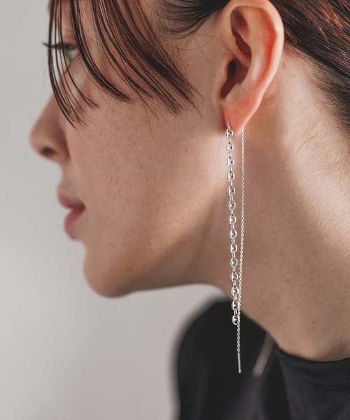 PAS TIERRA（パティエラ）の「PAS TIERRA(パティエラ)/【Lien】マリーナハーフピアス（ピアス（片耳用）・レディース・シルバー/ゴールド・FREE）」の7枚目の写真