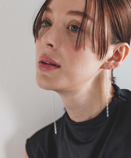 PAS TIERRA（パティエラ）の「PAS TIERRA(パティエラ)/【Lien】マリーナハーフピアス（ピアス（片耳用）・レディース・シルバー/ゴールド・FREE）」の6枚目の写真