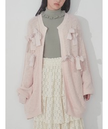 merry jenny | ランダムリボンニットカーディガン(カーディガン/ボレロ)