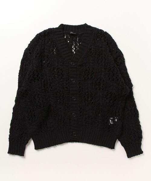 【セール】【Bling leads】レース編みＶネックニットカーディガン（カーディガン/ボレロ）｜Mag.（マグ）