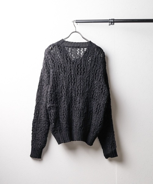 【セール】【Bling leads】レース編みＶネックニットカーディガン（カーディガン/ボレロ）｜Mag.（マグ）