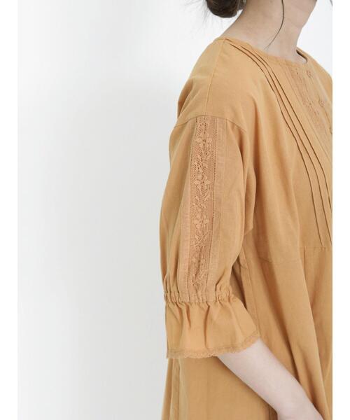 Samansa Mos2（サマンサ モスモス）の「レースワンピース（ワンピース・レディース・キナリ/オリーブ/オレンジ/チャコールグレー・F）」の8枚目の写真