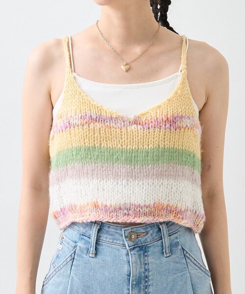 FREAK'S STORE（フリークスストア）の「ミックス ニット ビスチェ