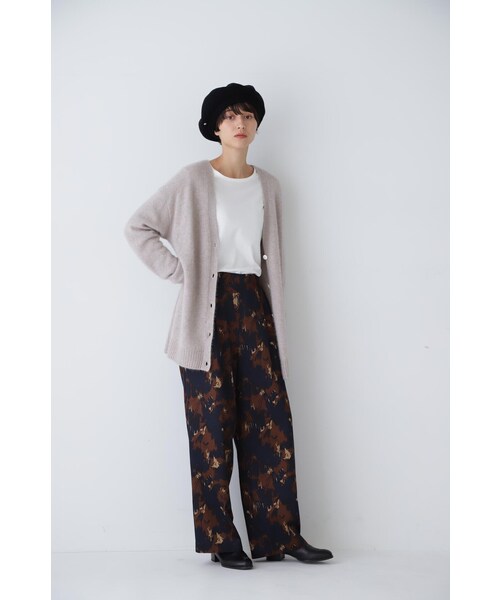 human woman（ヒューマンウーマン）の「◆オーガニック綿天竺長袖Ｔシャツ（Tシャツ/カットソー・レディース・ホワイト・MEDIUM/LARGE）」の5枚目の写真