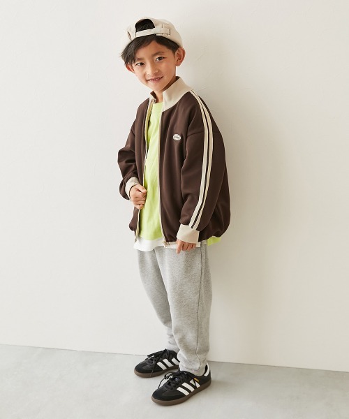 【極美品】ROCK DUDE 2way ジップジャケット サイドラインロゴ 02 極美品】ROCK DUDE 2way ジップジャケット サイドラインロゴ 02
