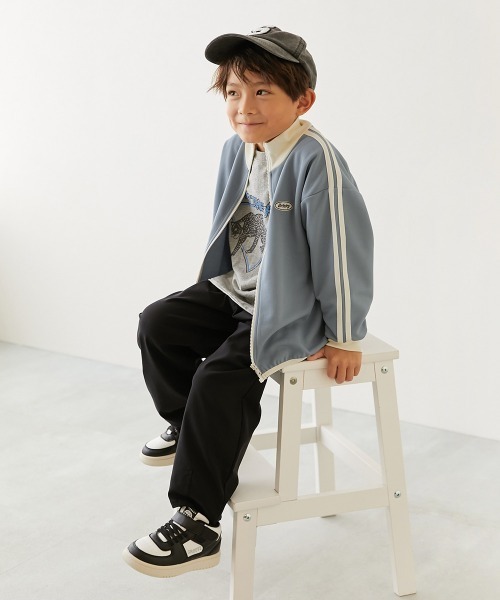 セットアップ可能】サイドライン ジップジャケット（ブルゾン