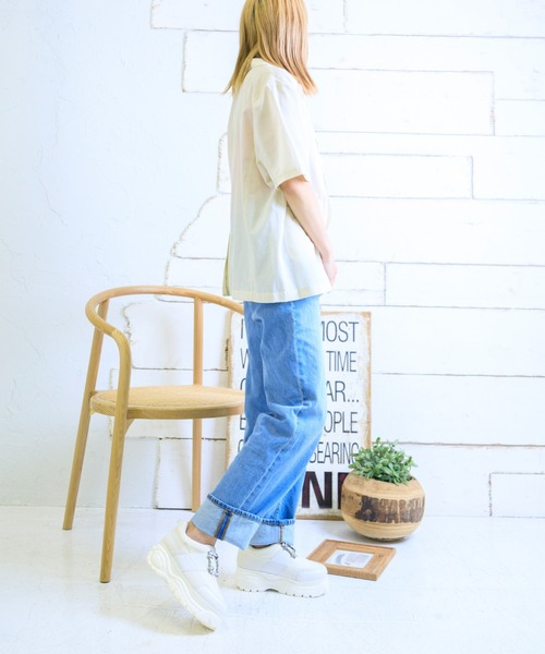 attagirl(アタガール)の「厚底ビジュースニーカー(スニーカー・レディース・ホワイト/ベージュ/ブラック・LL/S/M/L)」の10枚目の写真