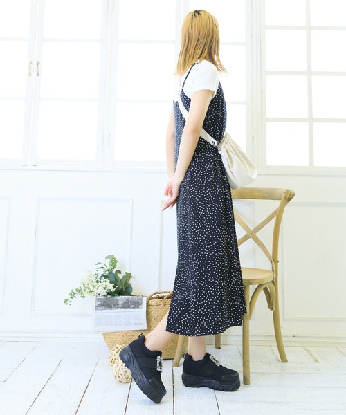 attagirl(アタガール)の「厚底ビジュースニーカー(スニーカー・レディース・ホワイト/ベージュ/ブラック・LL/S/M/L)」の22枚目の写真