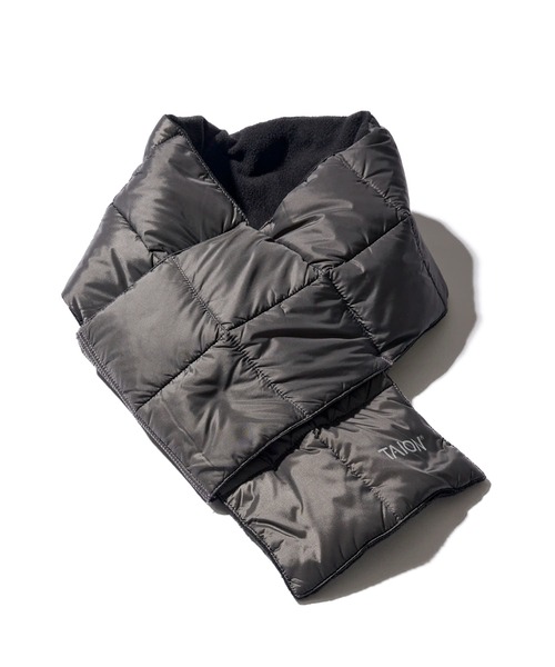 TAION(タイオン)の「【TAION / タイオン】BASIC DOWN SCARF / キルティングダウンマフラー(マフラー・レディース・サンドベージュ/オフホワイト/ネイビー/ブラック/カーキ/チャコールグレー/グレー/ライトグレー/セージグリーン・FREE)」の1枚目の写真