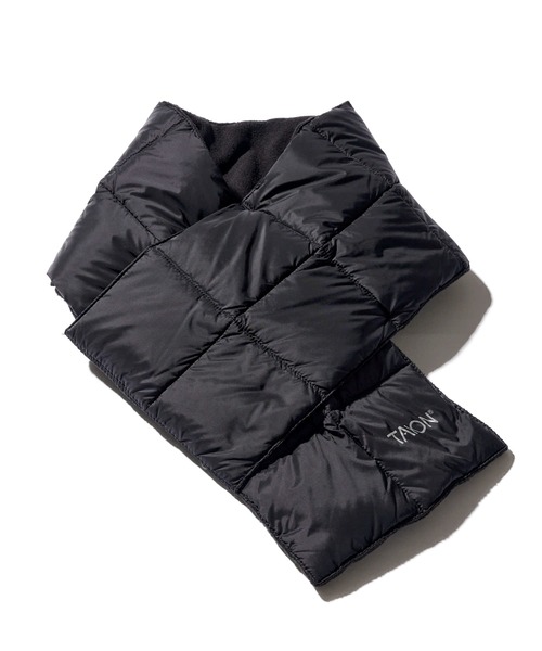 TAION(タイオン)の「【TAION / タイオン】BASIC DOWN SCARF / キルティングダウンマフラー(マフラー・レディース・サンドベージュ/オフホワイト/ネイビー/ブラック/カーキ/チャコールグレー/グレー/ライトグレー/セージグリーン・FREE)」の3枚目の写真