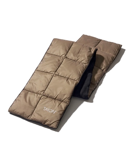 TAION(タイオン)の「【TAION / タイオン】BASIC DOWN SCARF / キルティングダウンマフラー(マフラー・レディース・サンドベージュ/オフホワイト/ネイビー/ブラック/カーキ/チャコールグレー/グレー/ライトグレー/セージグリーン・FREE)」の15枚目の写真