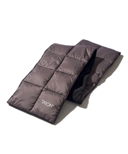 TAION(タイオン)の「【TAION / タイオン】BASIC DOWN SCARF / キルティングダウンマフラー(マフラー・レディース・サンドベージュ/オフホワイト/ネイビー/ブラック/カーキ/チャコールグレー/グレー/ライトグレー/セージグリーン・FREE)」の13枚目の写真