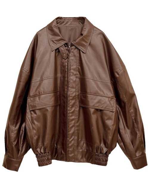 Social GIRL（ソーシャルガール）の「オーバーサイズ PUレザー