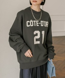 RIVE DROITE | ナンバリングロゴスエット(スウェット)